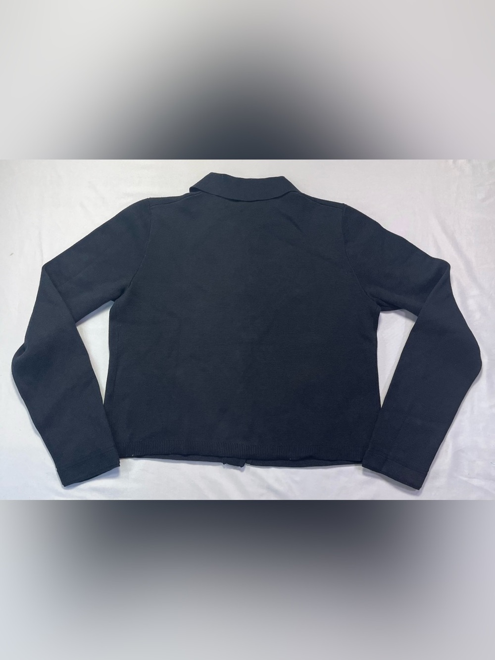 J. Crew Black Sweater Lady Cropped Patch Pocket Jacket Gold Buttons NWT - S - Picture 10 of 10